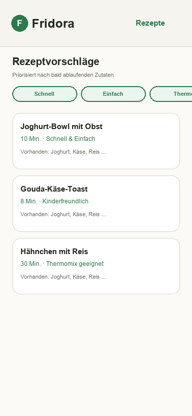 Rezeptvorschläge